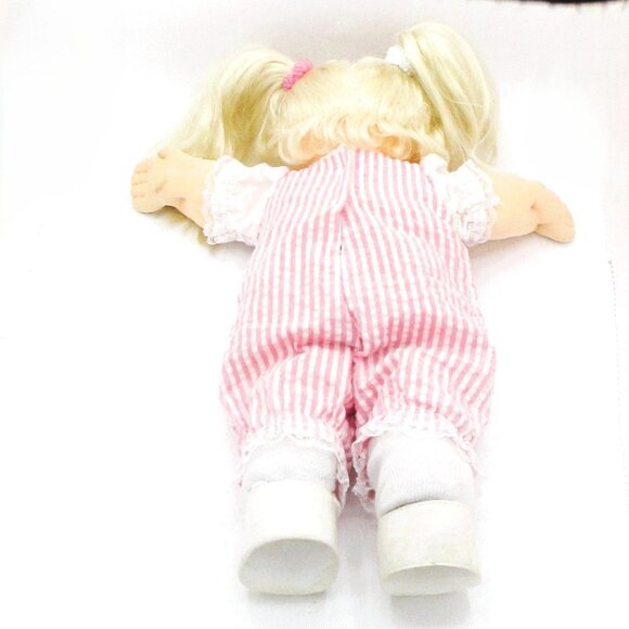 VTG1987 HM18 Cabbage Patch KidsDoll Rare Blonde Cornsilk Hair Blue Eyes Outfit - Picture 3 of 7